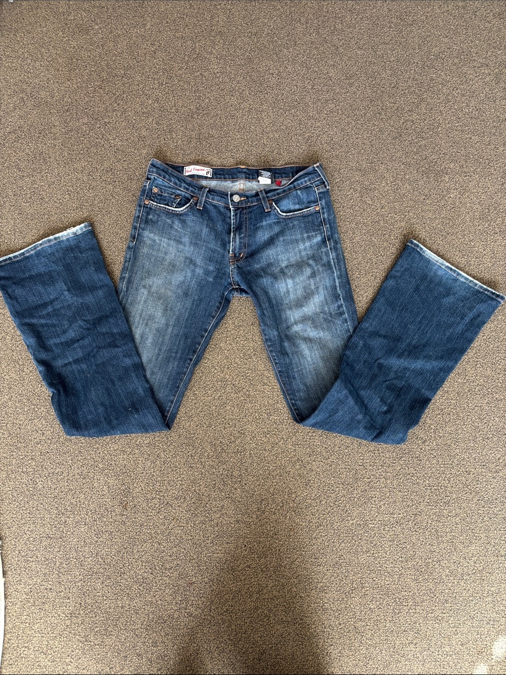 Red Engine Women's Medium Wash Blue Bootcut Jeans